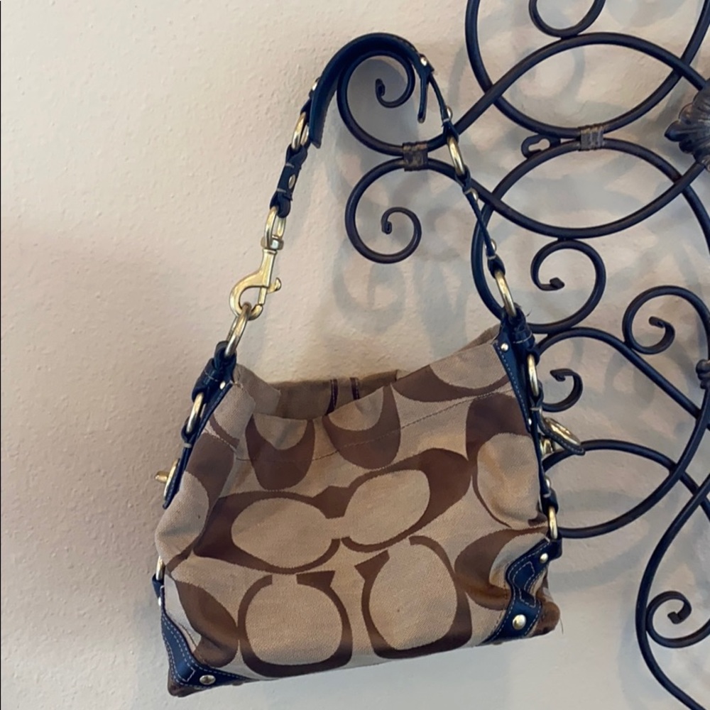 Coach bag with mini coin purse